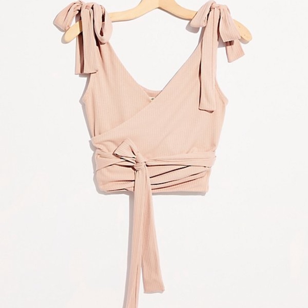NWT Free People Liz Wrap Tank